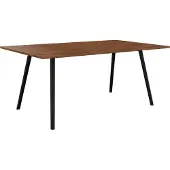 Stern Interno Tisch Aluminium/Teak