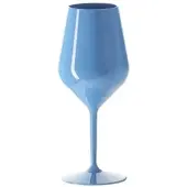 Monouso - Weingläser Wiederverwendbar Durable Tritan Blau 470ml (1 Stück)