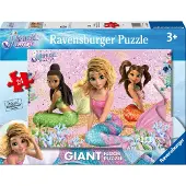 Ravensburger Meerjungfrauen Magie Riesiger Boden 24p (12004323) Puzzle Kinder One Size