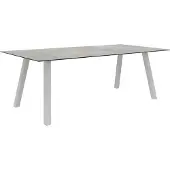 Stern Interno Tisch Vierkantrohr Aluminium/Silverstar 2.0