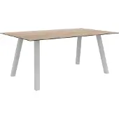 Stern Interno Tisch Vierkantrohr Aluminium/Silverstar 2.0