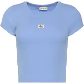 Calvin Klein Jeans T-Shirt LV047C200G Blau Regular Fit 38