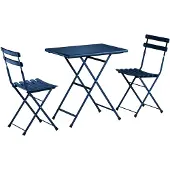 Emu Arc en Ciel Balkonset 3tlg. 2 Stühle + 70x50cm Tisch Stahl pulverbeschichtet