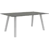 Stern Interno Tisch Vierkantrohr Aluminium/Silverstar 2.0