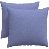 vidaXL Sofakissen 2 pcs Jeans blau 50 x 50 cm Stoff