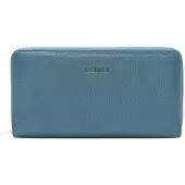 L.credi Geldbörse Raphi Zip Around Wallet Petrol