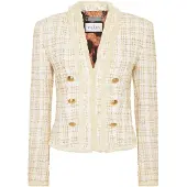 Philipp Plein Tweed Bolero Blazer