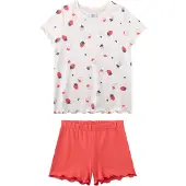 Sanetta Schlafanzug "Pyjama Schlafanzug Erdbeeren Pyjama Kids"