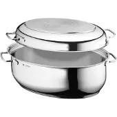 WMF 07.8801.6040, 8,5 l, Rund, Edelstahl, Edelstahl, Edelstahl, Keramik, Gas, Halogen, Induktion, Versiegelte Platte