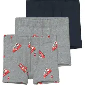 Name it Boxershorts - Noos - 3er-Pack - NmmTights - Grau Meliert - - 5 Jahre (110) - Boxershorts