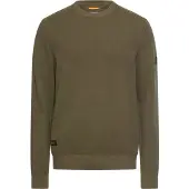 Camel active Strickpullover unifarben und aus reiner Baumwolle