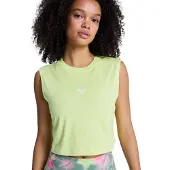 Roxy Shirttop "Essential Energy", Damen, Gr. L, grün (daiquiri grün), Obermaterial: 100% Baumwolle., Tops Shirttop