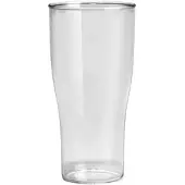 Monouso - Wiederverwendbares Langlebig Bierglas SAN Klar 400ml (5 Stück)