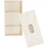 PICARD Geschenkverpackung 39,5x20x6,5cm aus Holz für Lattbeile und Klauenhämmer