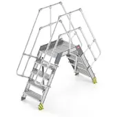 Hailo Überstieg stationär Neigung 45° Stufenbreite 800mm 8 Stufen