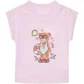 GUESS T-Shirt K6GI18 K6YW4 Rosa Regular Fit 80