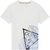 GUESS T-Shirt L6RI14 K8HM4 Weiß Regular Fit