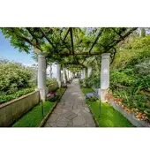 Papermoon Fototapete "Capri Pergola", bunt, B:4m L:2,6m, Vlies, Tapeten, Fototapete