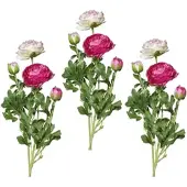 Creativ Green Kunstblume "Ranunkel" für schöne Arrangements wie Sträuße und Gestecke