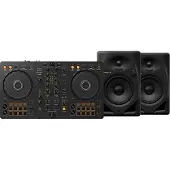 Pioneer DJ DDJ-FLX4 + DJ DM-50D-BT Schwarz