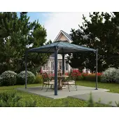Canopia Aluminium Pavillon Palermo 3000 Anthrazit 295x295x276 cm