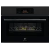 Electrolux KVLBE28GT Backofen mit Mikrowelle 45cm MattBlack 25Heizarten