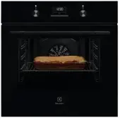 AEG Electrolux Einbaubackofen / Reinigung mit Wasserdampf / Grillfunktion / A / Schwarz KOFGH40BK