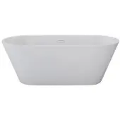 Jet-Line Badewanne freistehend Dehlia weiss 170x80 cm hochwertiges Acryl 170 x 80 cm