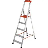Gierre Stabila AL720DS - 5 Stufen, 1,71 m - Aluminium-Stehleiter
