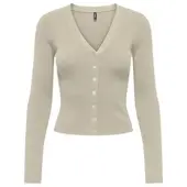 ONLY Strickjacke Mist 15363392 Beige Slim Fit