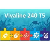 LEDaquaristik GmbH spotBEAM LED Beleuchtung für EHEIM Vivaline 240 T5 Aquarium | Komplett-Set