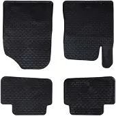 vidaXL Autofußmatte 4 pcs Schwarz Geeignet für Hyundai i30 2017 Gummi