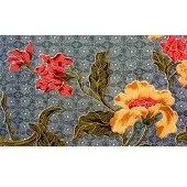 Papermoon Fototapete "Batikmuster", bunt, B:3m L:2,2m, Vlies, Tapeten, Fototapete