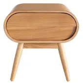 Miliboo Design-Nachttisch Eschenholz 1 Schublade BJORG