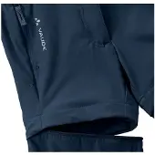 Vaude - Kid's Zip Off Pants Slim Fit - Zip-Off-Hose Gr 110/116 blau
