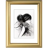 Hama Kunststoffrahmen Sofia 40x50 cm gold