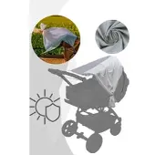 LEVILY – Manufaktur babyfroh Levily Sonnenschutzsegel Single, Farbe: Grau