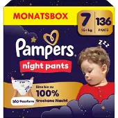 Pampers Baby Dry Night Pants Größe 7 - 136 Stück