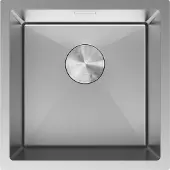 Mexen Trixo Edelstahlspüle 1-Becken 440 x 440 mm, Inox - 6413441000-01