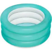Bestway Aufblasbares Kinderbecken 3 Ringe Farbmix 70x30cm +2 Jahre Garten 51033