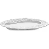 Alessi Frühstücksteller Dressed White Porzellan 16 cm (Set von 4 Stück)