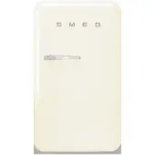 Smeg FAB10RCR5 Freistehendes KÃ1/4hlgerät mit Gefrierfach, 105 l Nutzinhalt KÃ1/4hlteil, 17 l Nutzinhalt Gefrierteil, 56,4 cm Breite, , 142 kWh/Jahr, 4 Sterne, 37 dB Geräuschemissionen