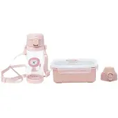 Olmitos Trinkflasche + Brotdose Set