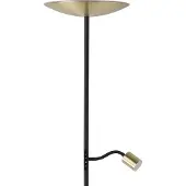 Eglo LED Stehlampe Conivarino, Lampe Wohnzimmer, Deckenfluter mit flexibler Leselampe, Standleuchte touch dimmbar, warmweiß, 170 cm