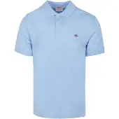 Gant Polo normale Passform hellblau einfarbig