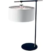 Elstead Lighting Tischleuchte, Stahl, Schwarz Weiß, H 65,6 cm