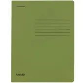 Falken 80004161 25x Einschlagmappe für DIN A4, 320g/m2 Manila-RC-Karton, mit 3 Klappen - Grün