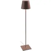 Zafferano - Poldina Corten Stehleuchte 230V mit dimmbarem Stehleuchte 28x150cm - Modernes Design aus Aluminium