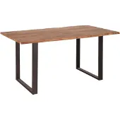 Riess Massivholz Esstisch MAMMUT 160cm Wild-Akazie Industrial Design 2,6cm Tischplatte Esszimmertisch Konferenztisch Tisch