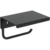 Ideal standard Alu+ Papierrollenhalter BD592XG Silk Black, Wandhängend